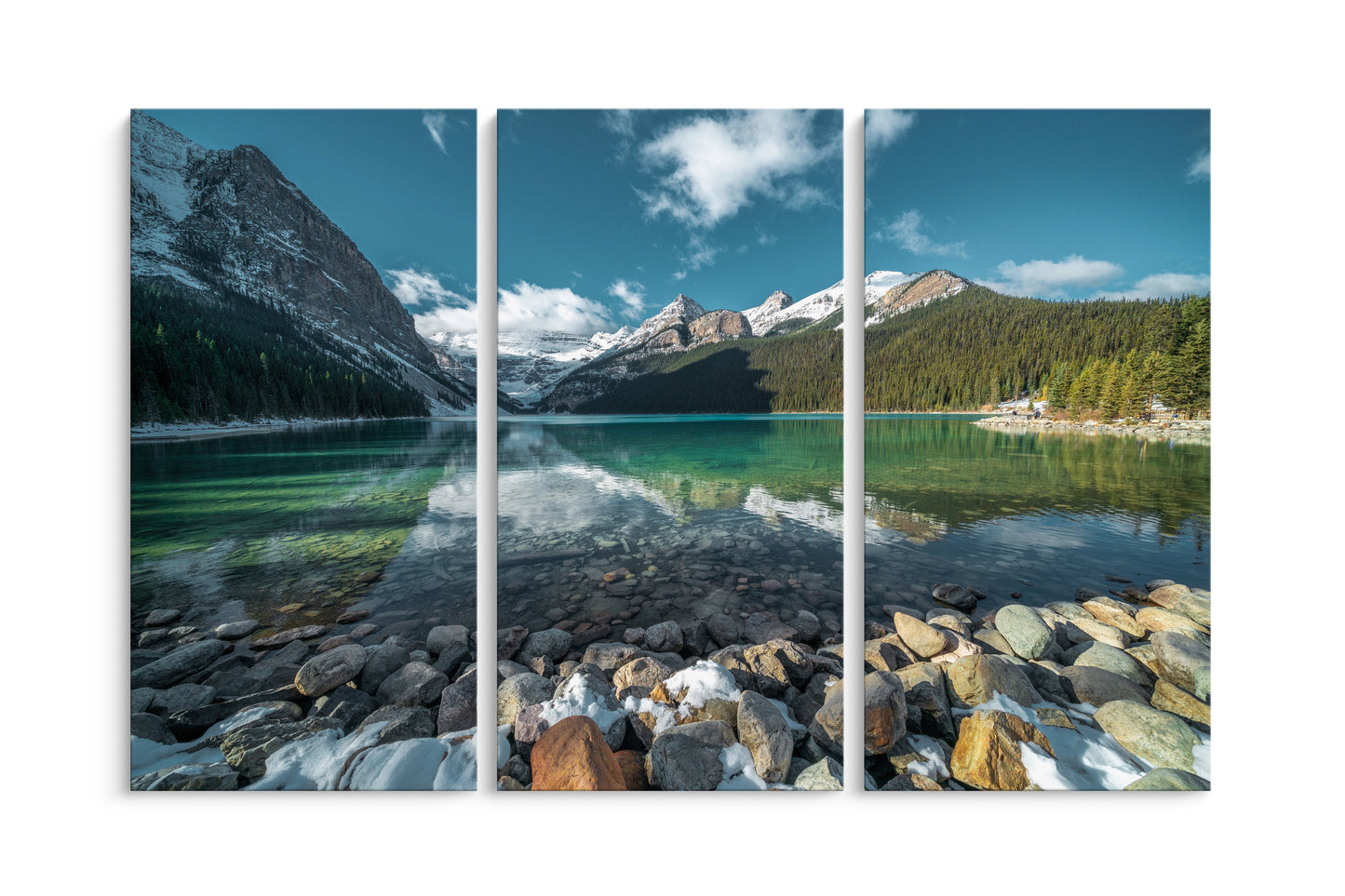 Tablou 3 Piese Lacul & Muntele