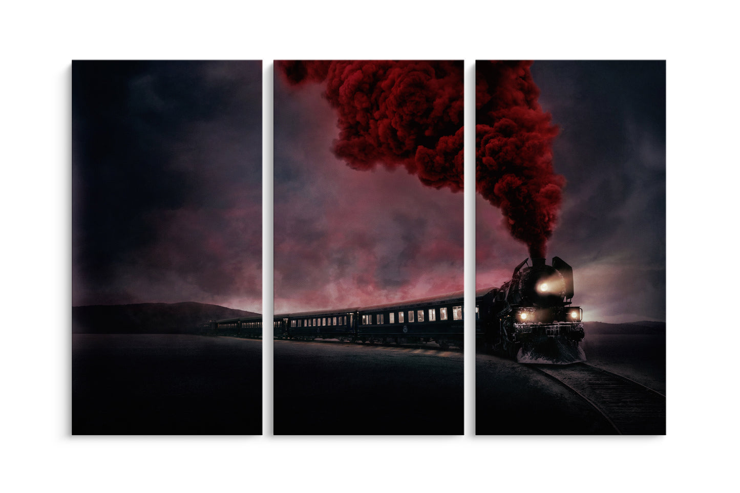 Tablou 3 Piese The Train