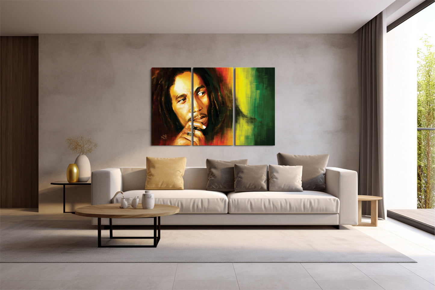 Tablou 3 Piese Bob Marley
