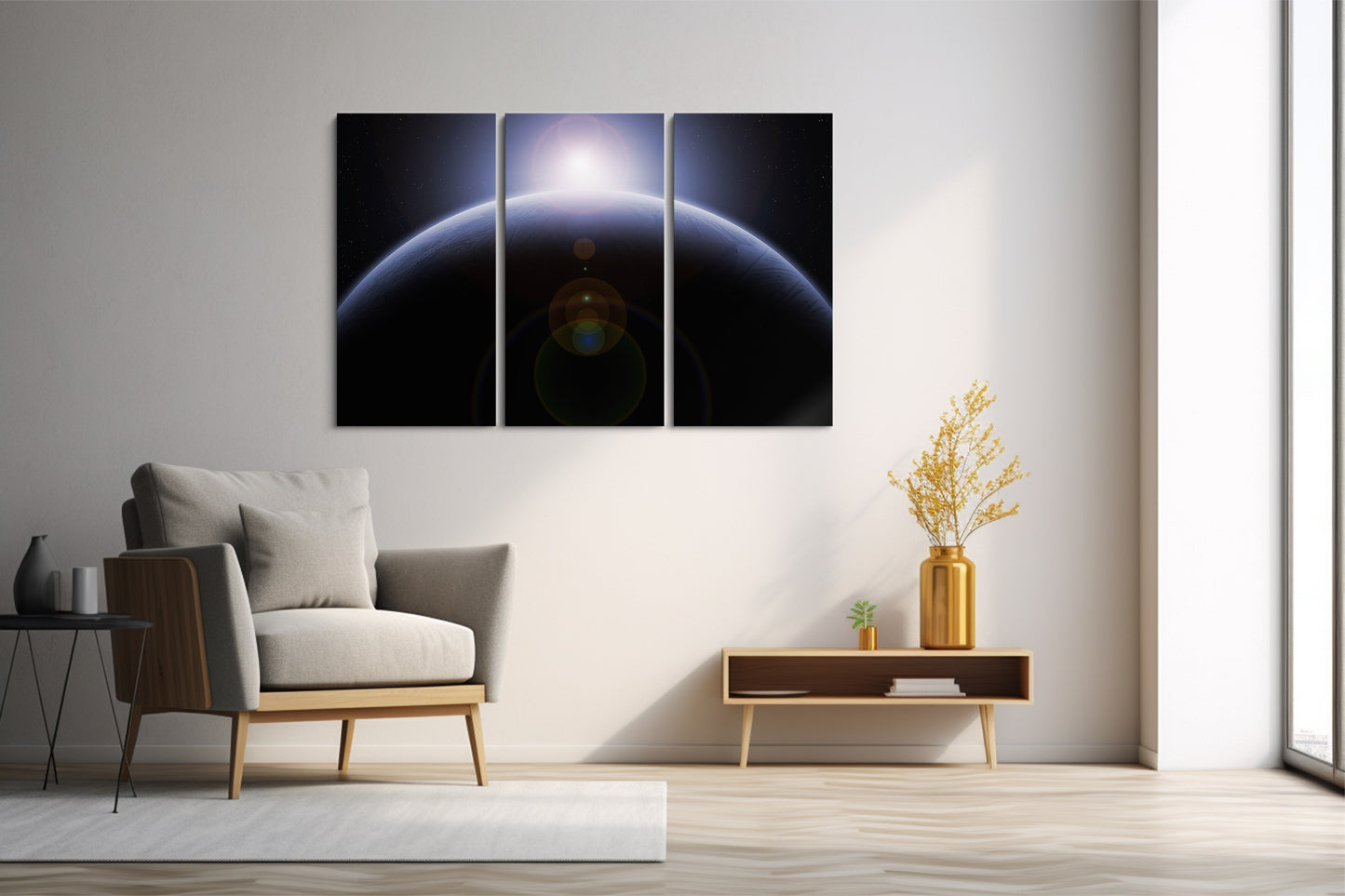 Tablou 3 Piese Space