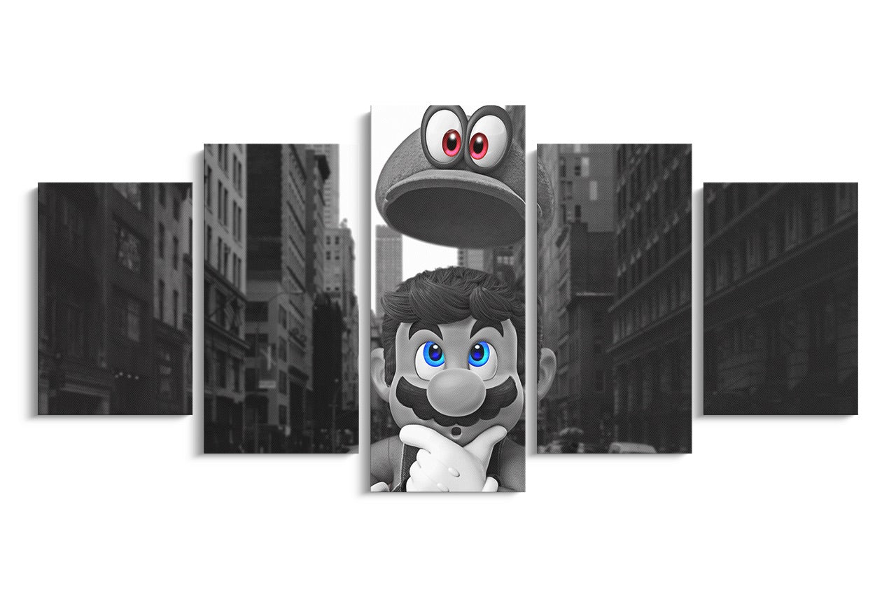 Tablou 5 Piese Mario
