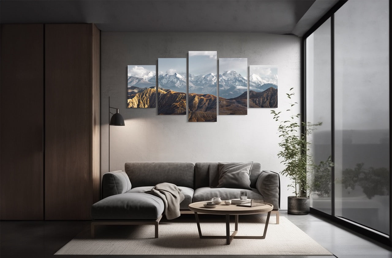 Tablou 5 Piese Munții Alpi