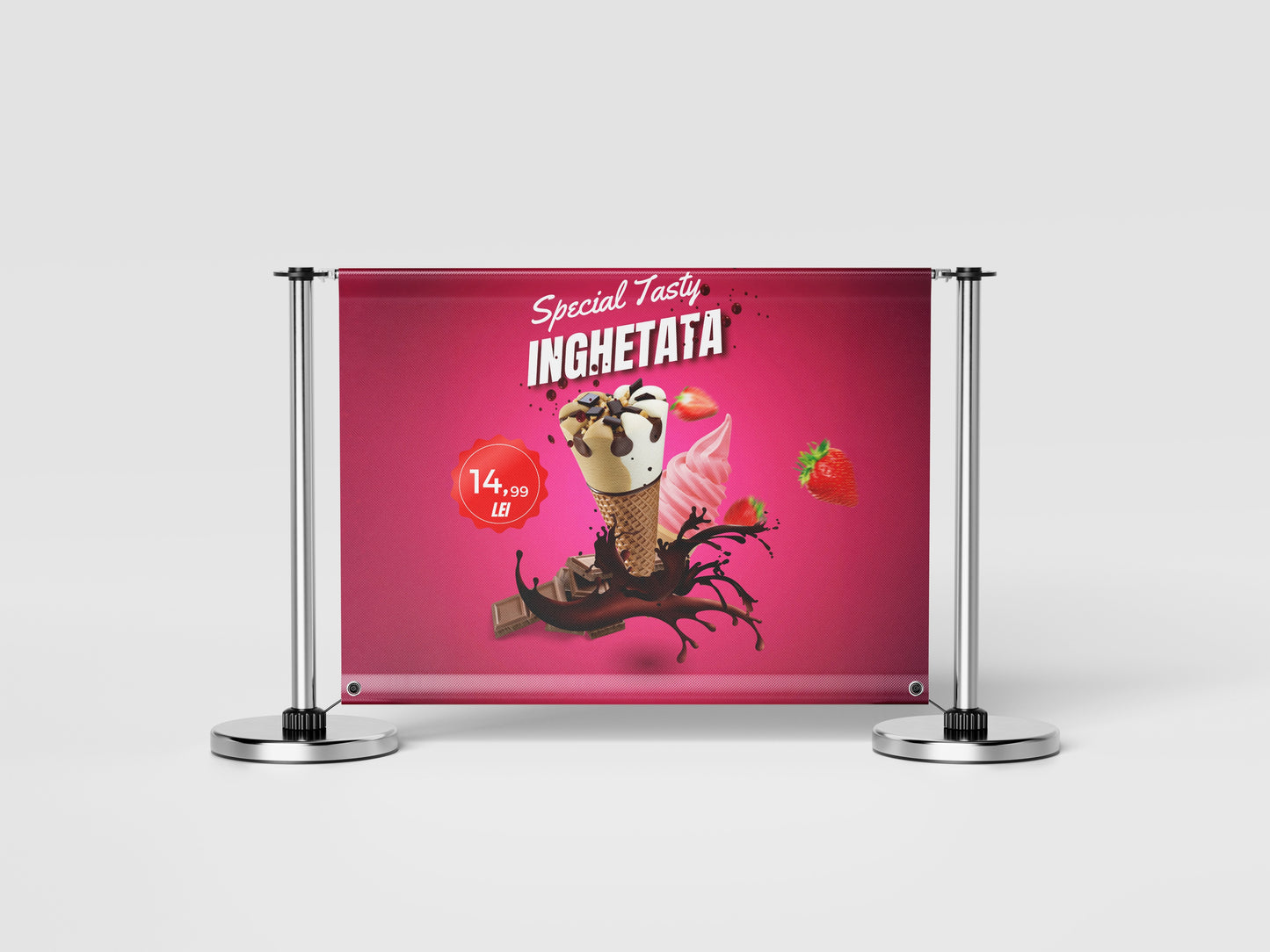 Banner Închirieri Auto personalizabil 70x100