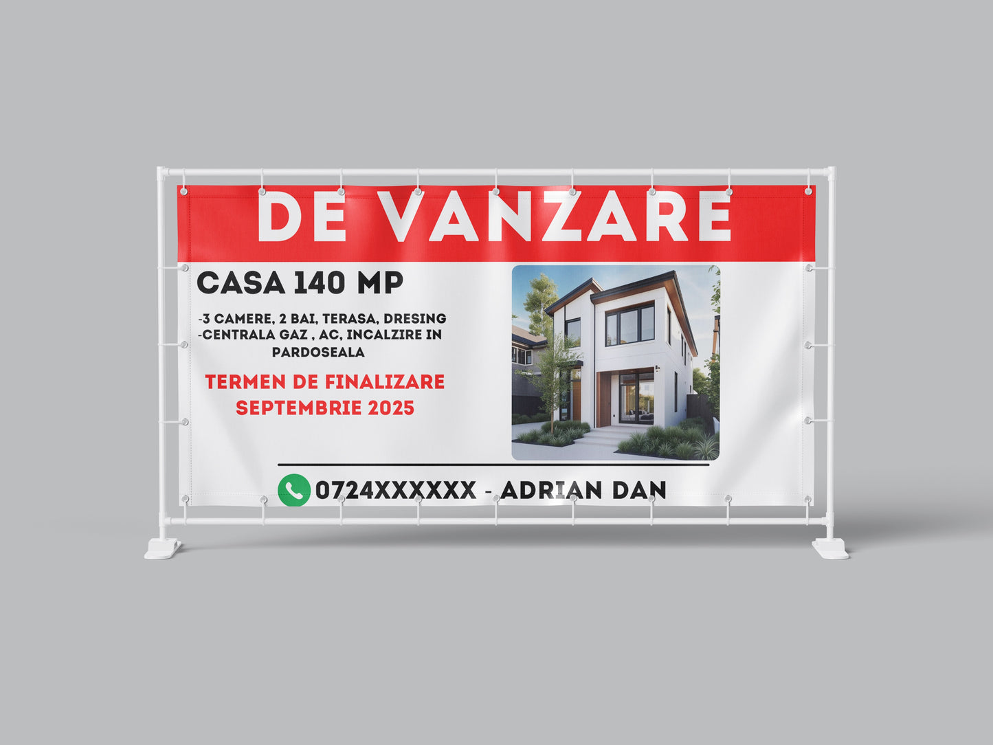 Banner personalizabil 100x150