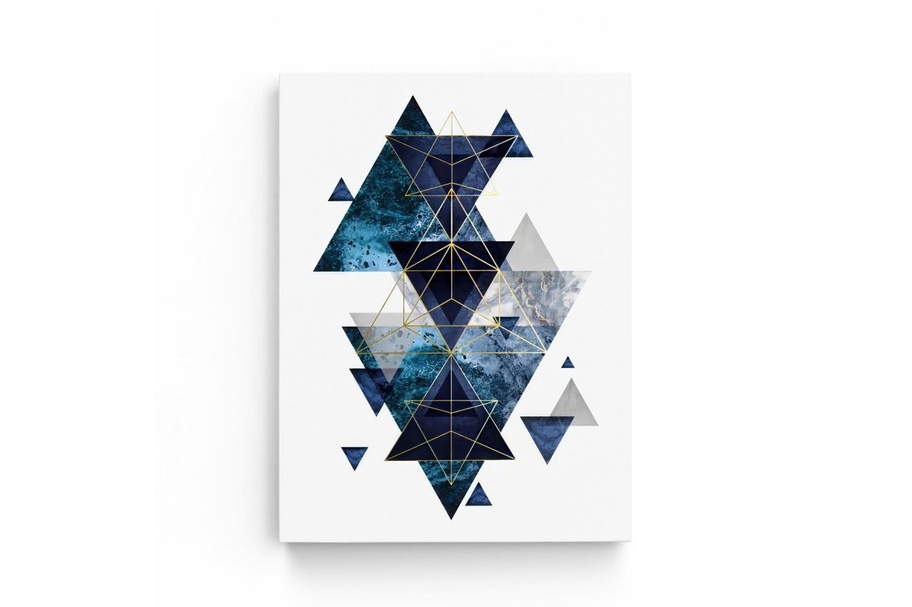 Tablou Canvas Triangle Art