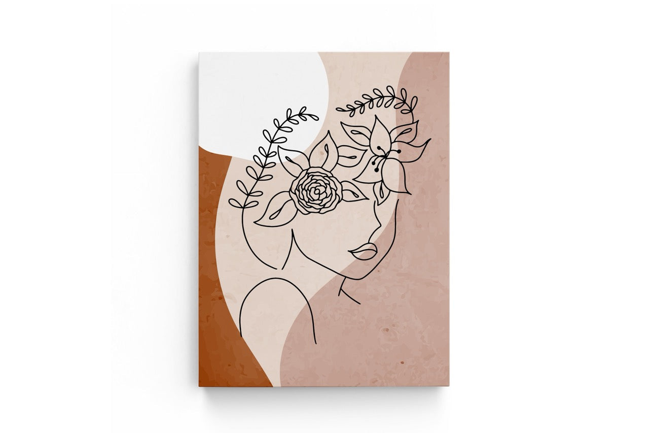 Tablou Canvas Femeia Minimalista