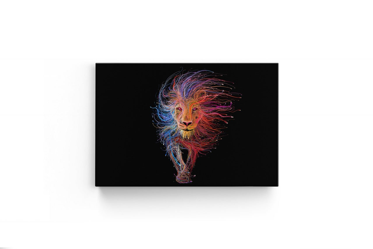 Tablou Canvas Leu Abstract
