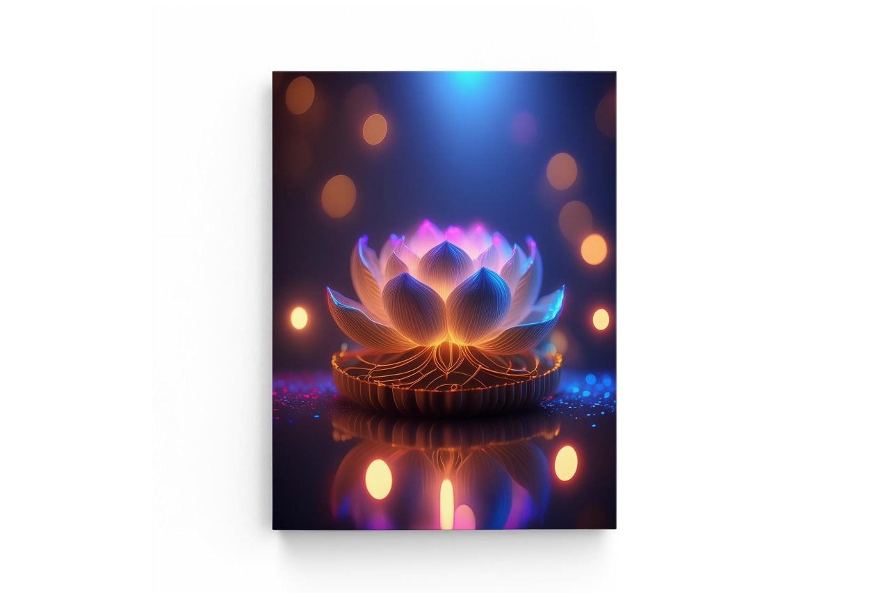 Tablou Canvas Digital Lotus IV