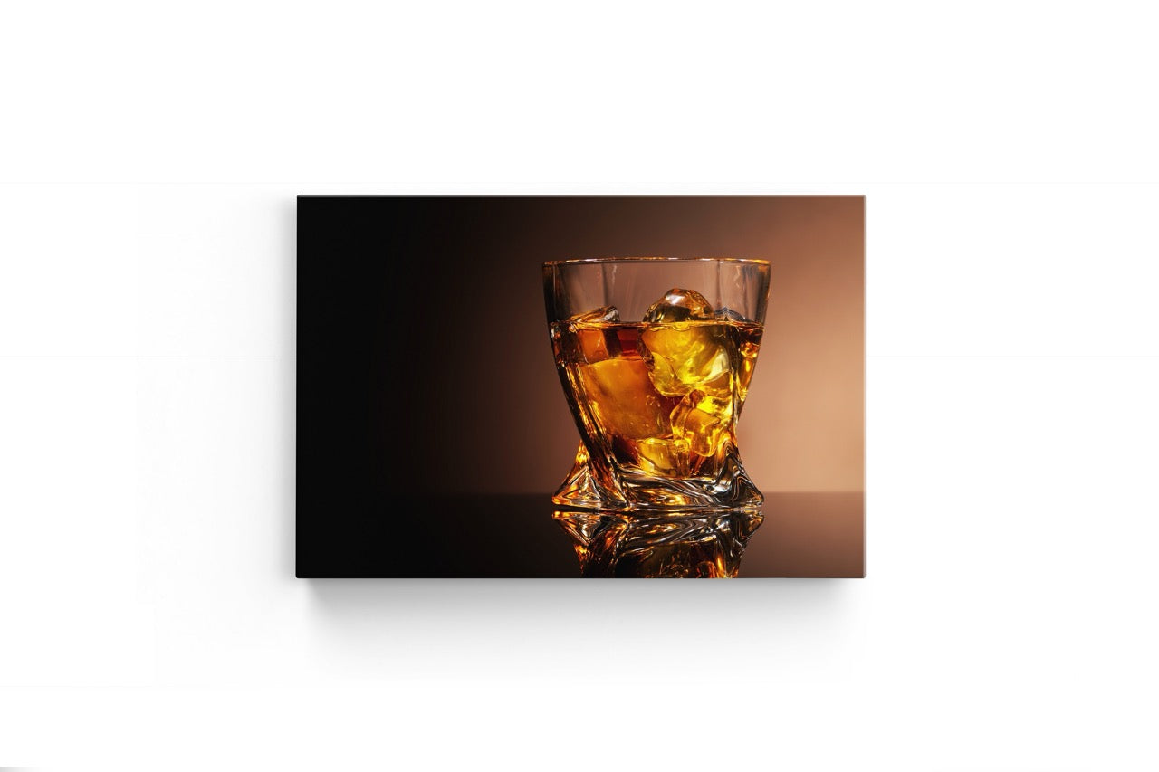 Tablou Canvas Whisky Glass