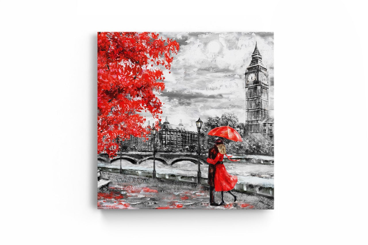 Tablou Canvas Londra Din Creion II
