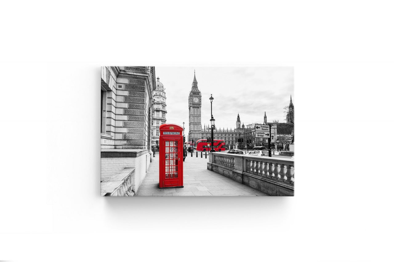 Tablou Canvas Cabina De Telefon Londra