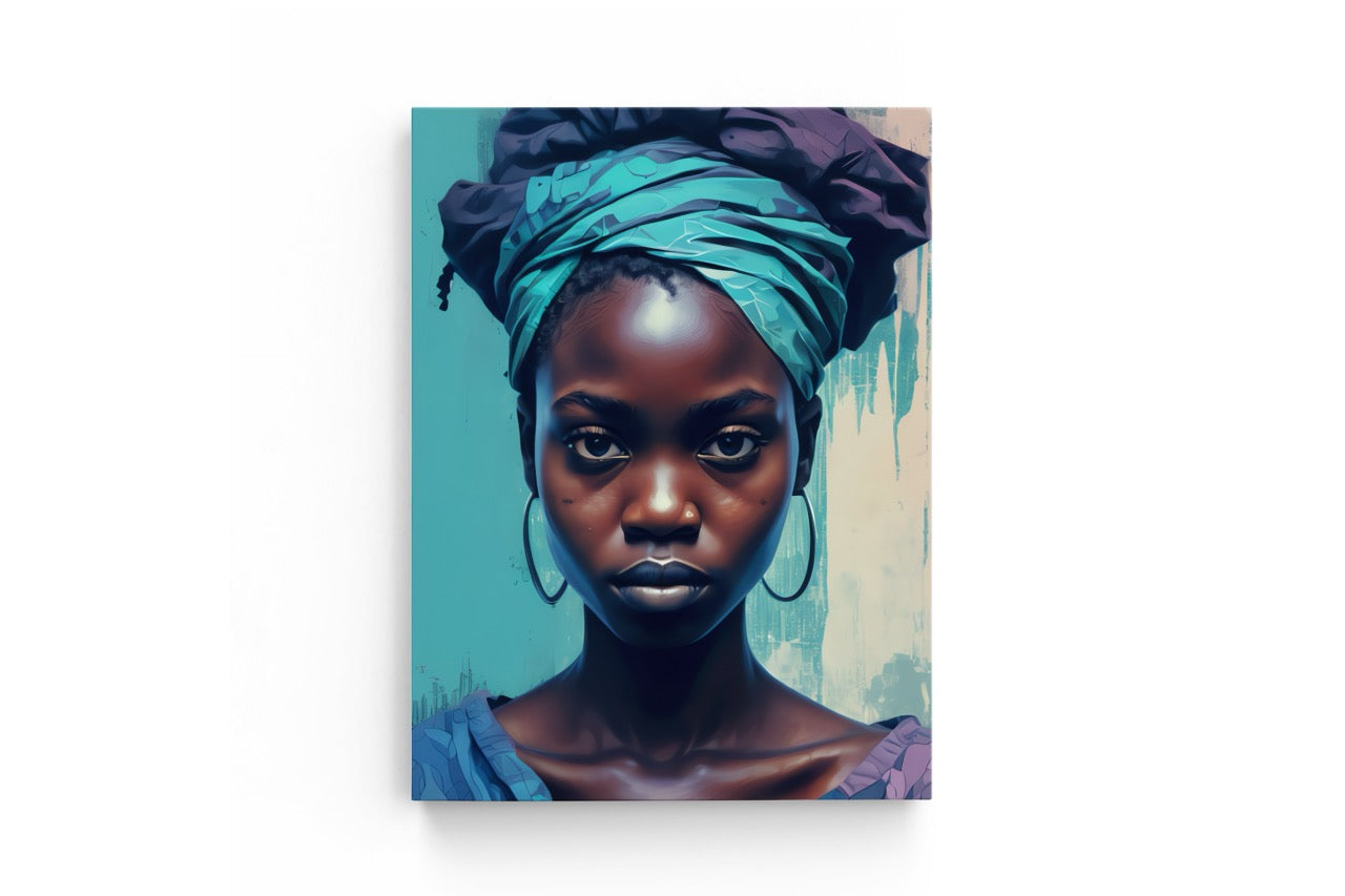 Tablou Canvas Africa Blue