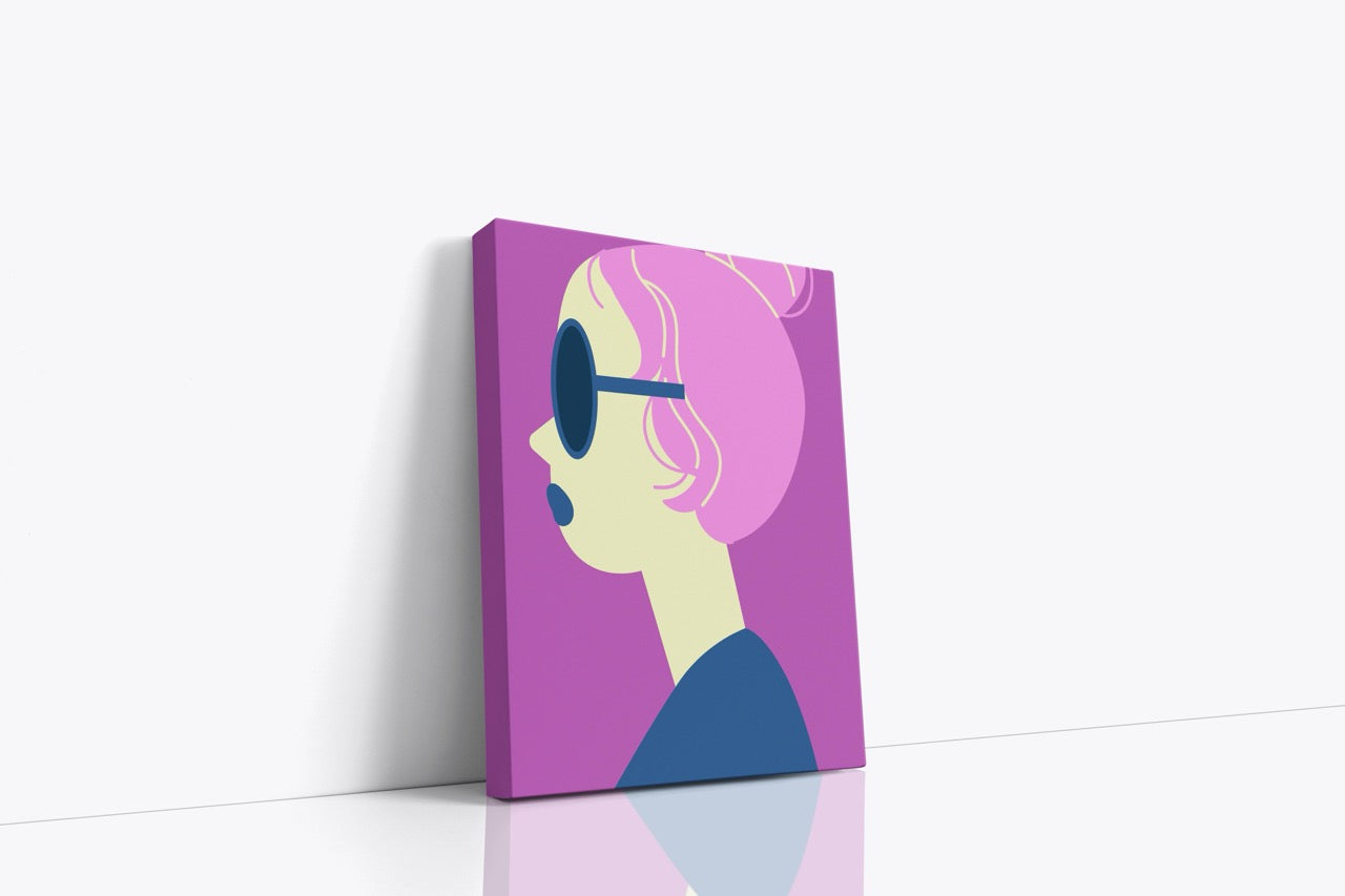 Tablou Canvas Pink & Blue