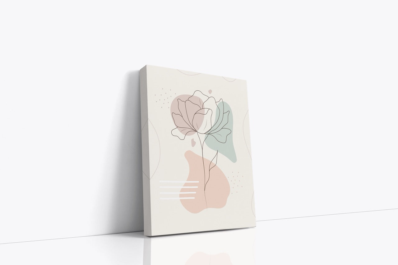 Tablou Canvas Desenul Unei Flori