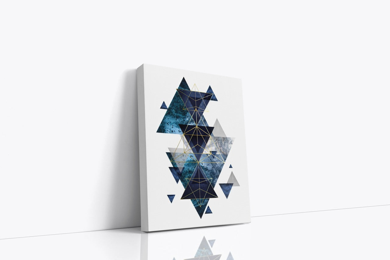 Tablou Canvas Triangle Art