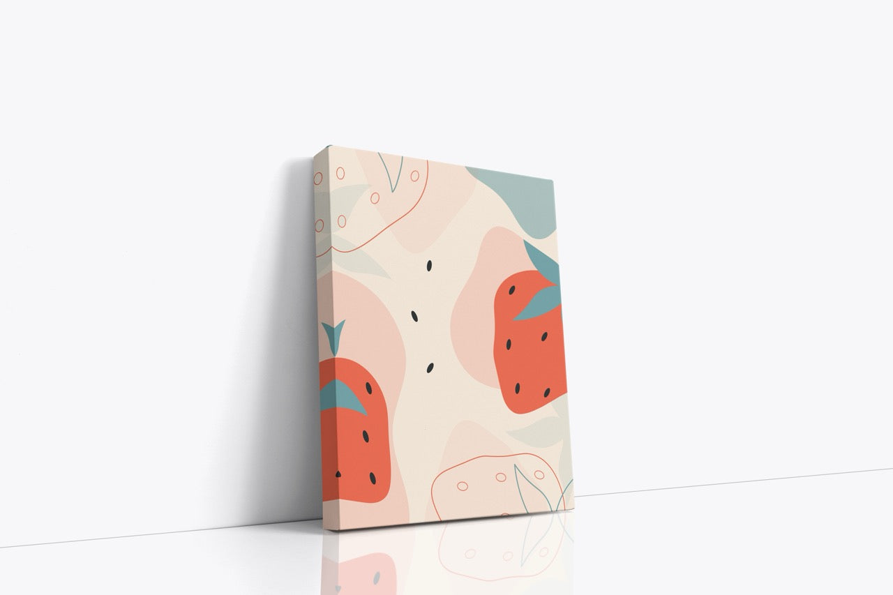 Tablou Canvas Minimalist Căpșuni