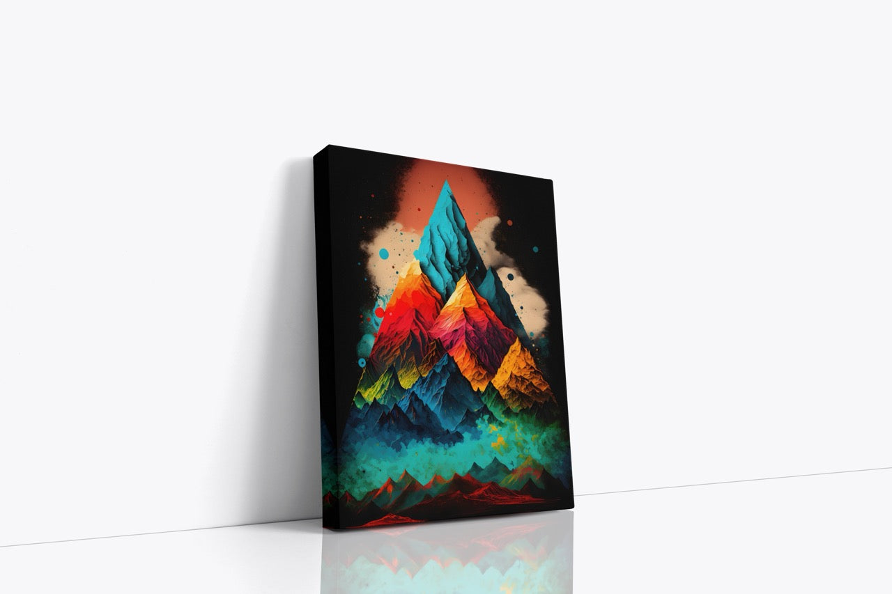Tablou Canvas Muntele Abstract