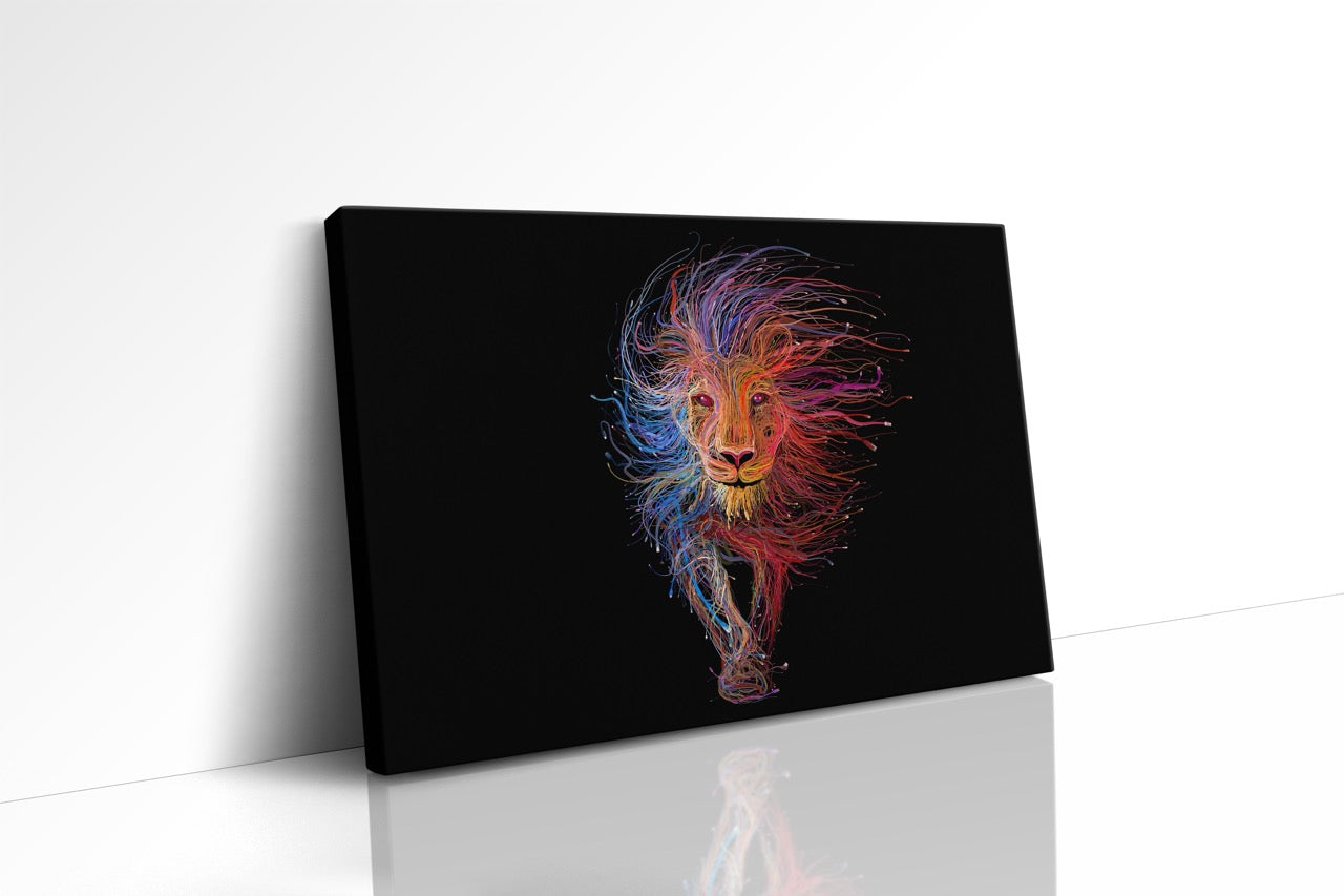 Tablou Canvas Leu Abstract