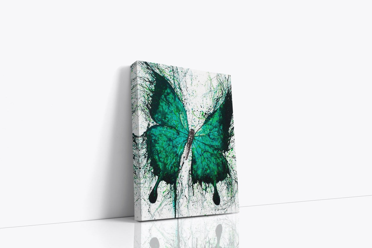 Tablou Canvas Fluture Pictat