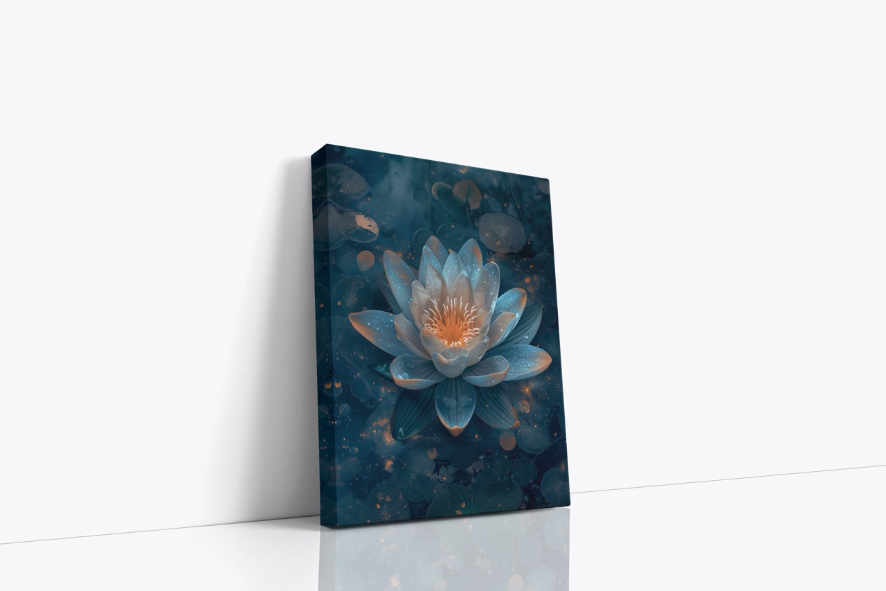 Tablou Canvas Digital Lotus VII