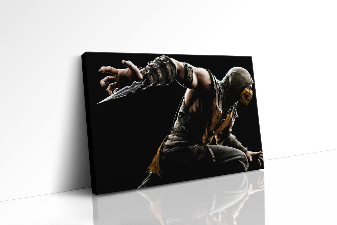 Tablou Canvas Scorpion În Acțiune