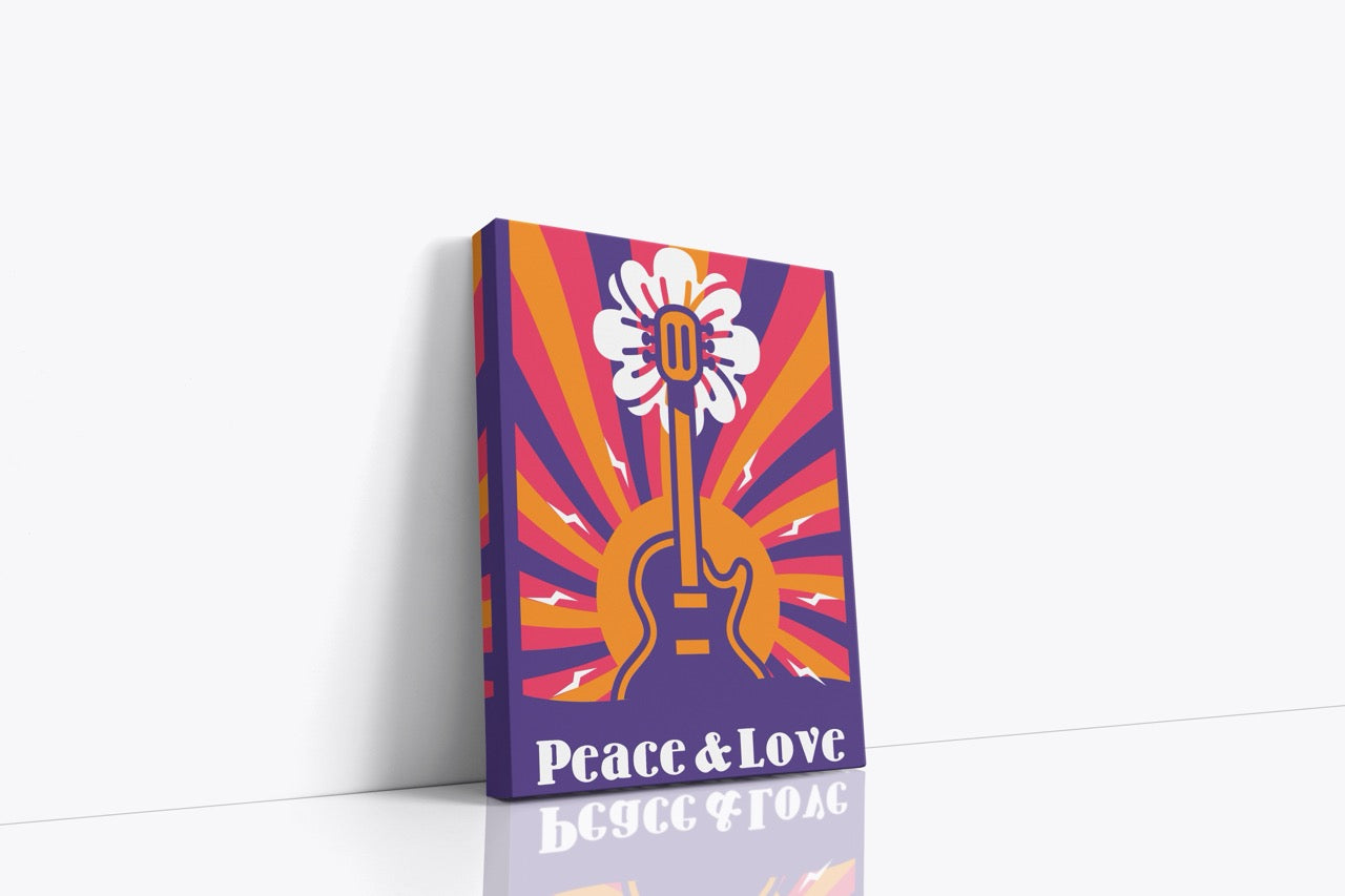 Tablou Canvas Peace & Love