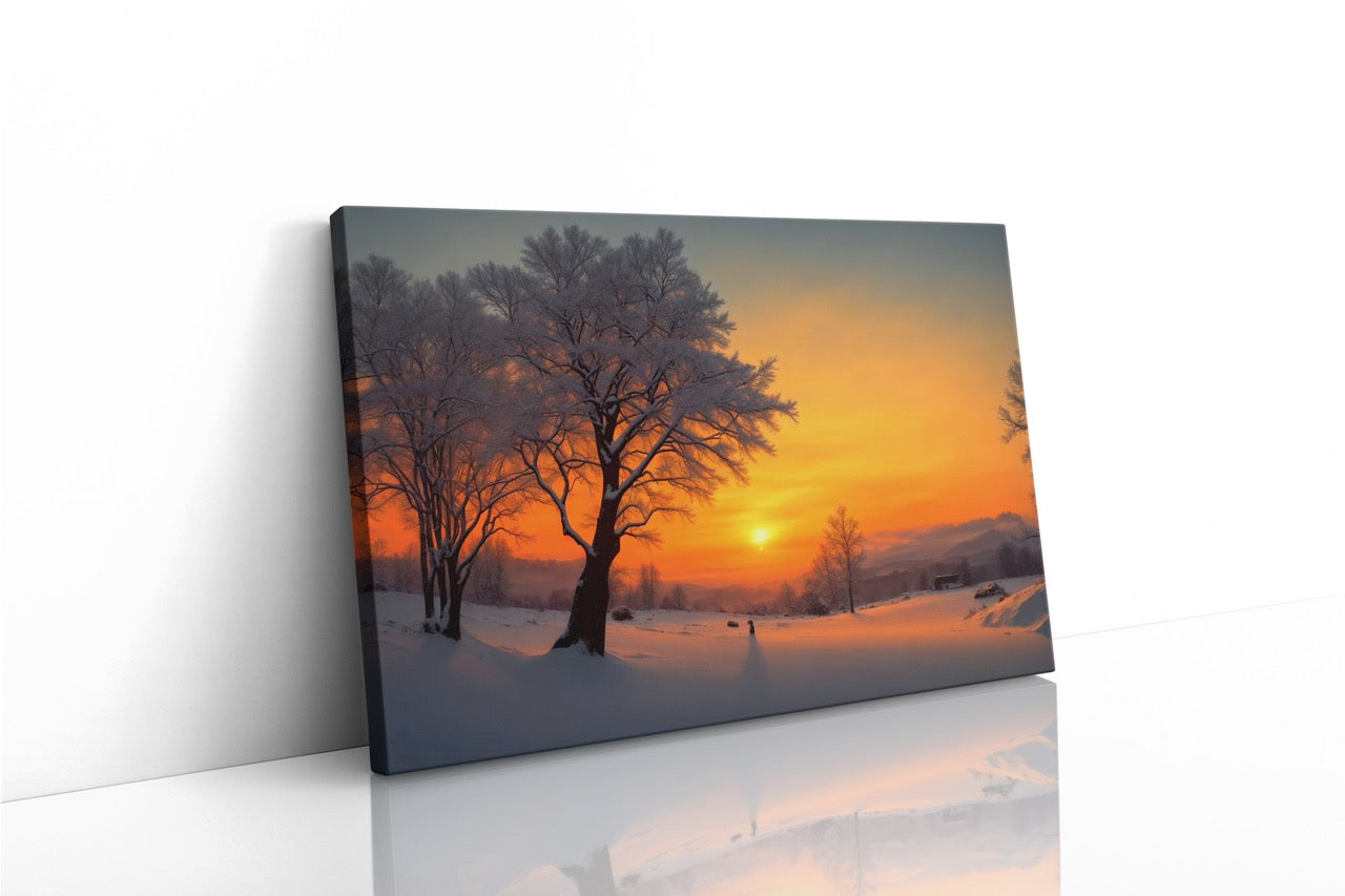 Tablou Canvas Orange Winter