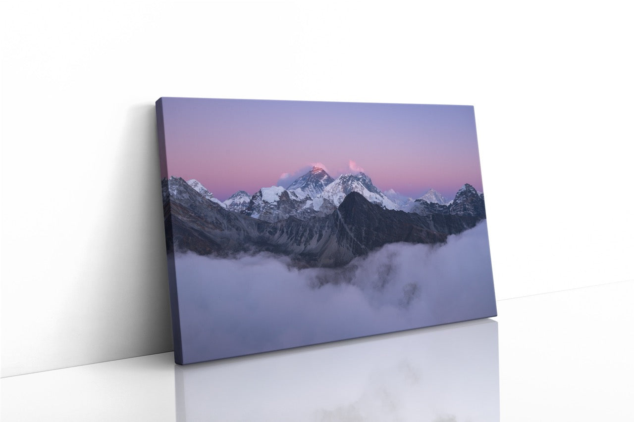 Tablou Canvas Apusul Peste Munții Alpi