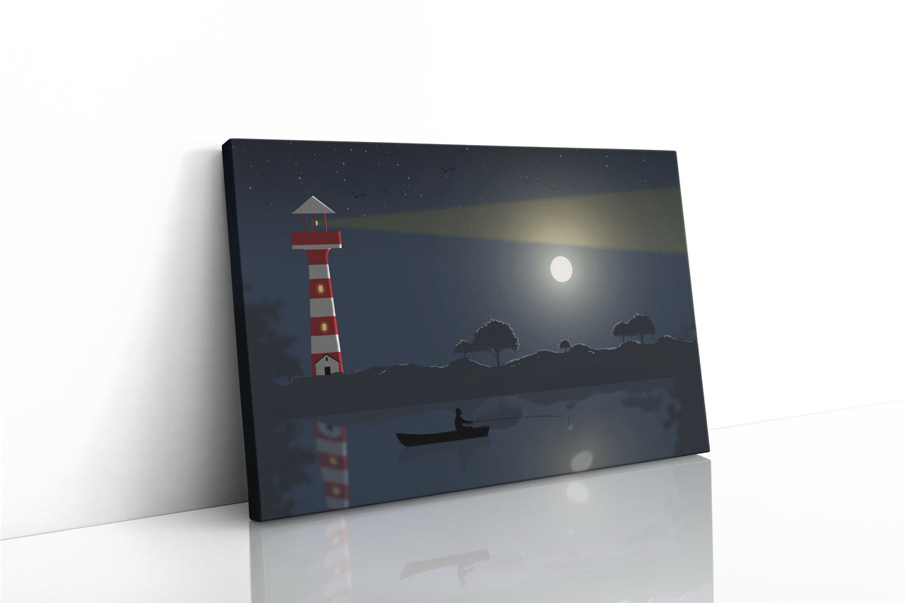 Tablou Canvas Pescarul Nopții