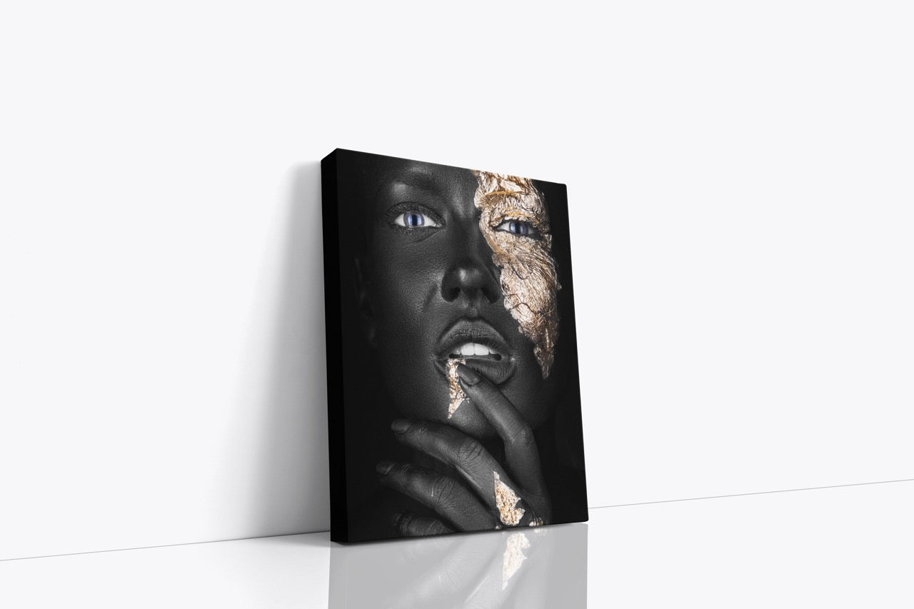 Tablou Canvas Gold Smile