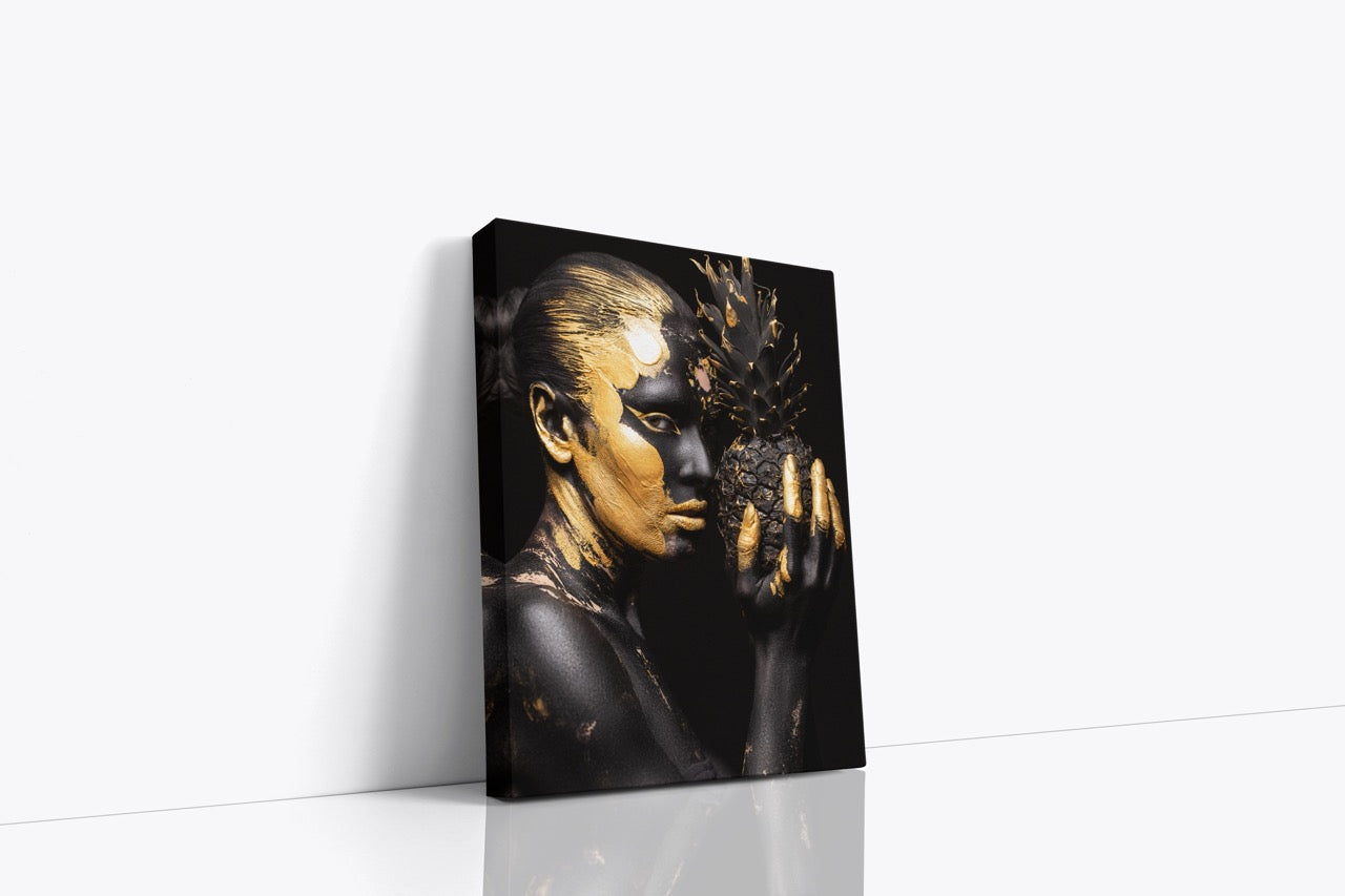 Tablou Canvas Dark Pineapple