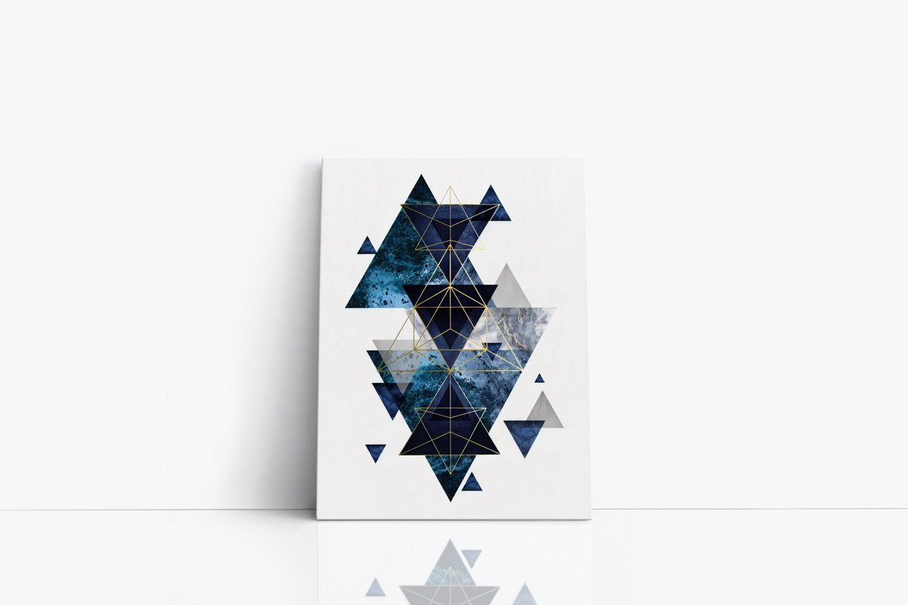 Tablou Canvas Triangle Art