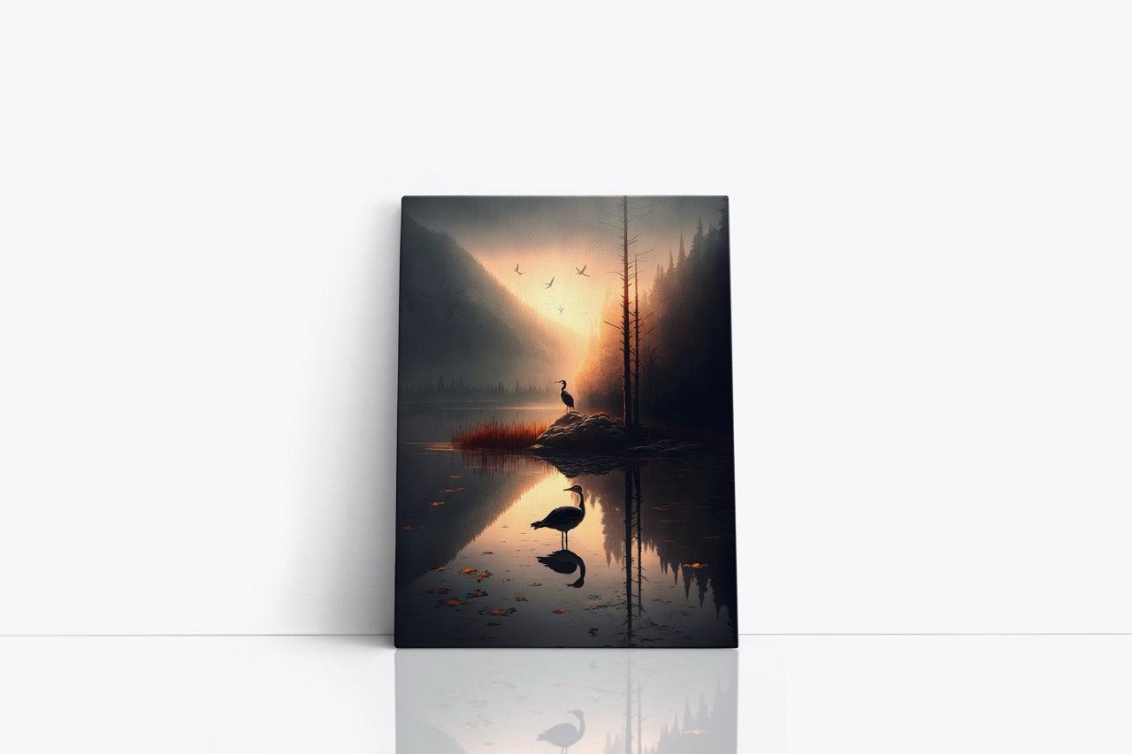 Tablou Canvas Cormoranii