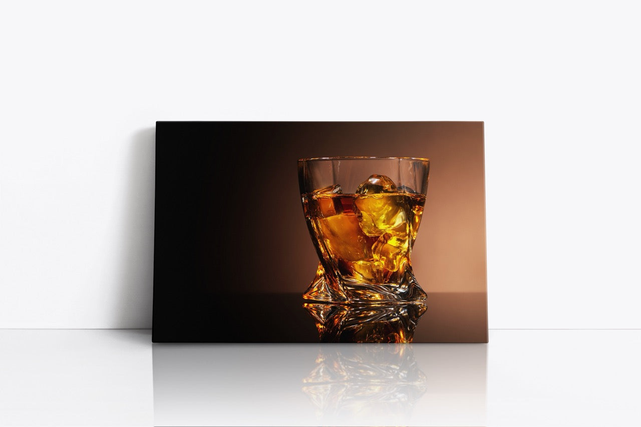 Tablou Canvas Whisky Glass