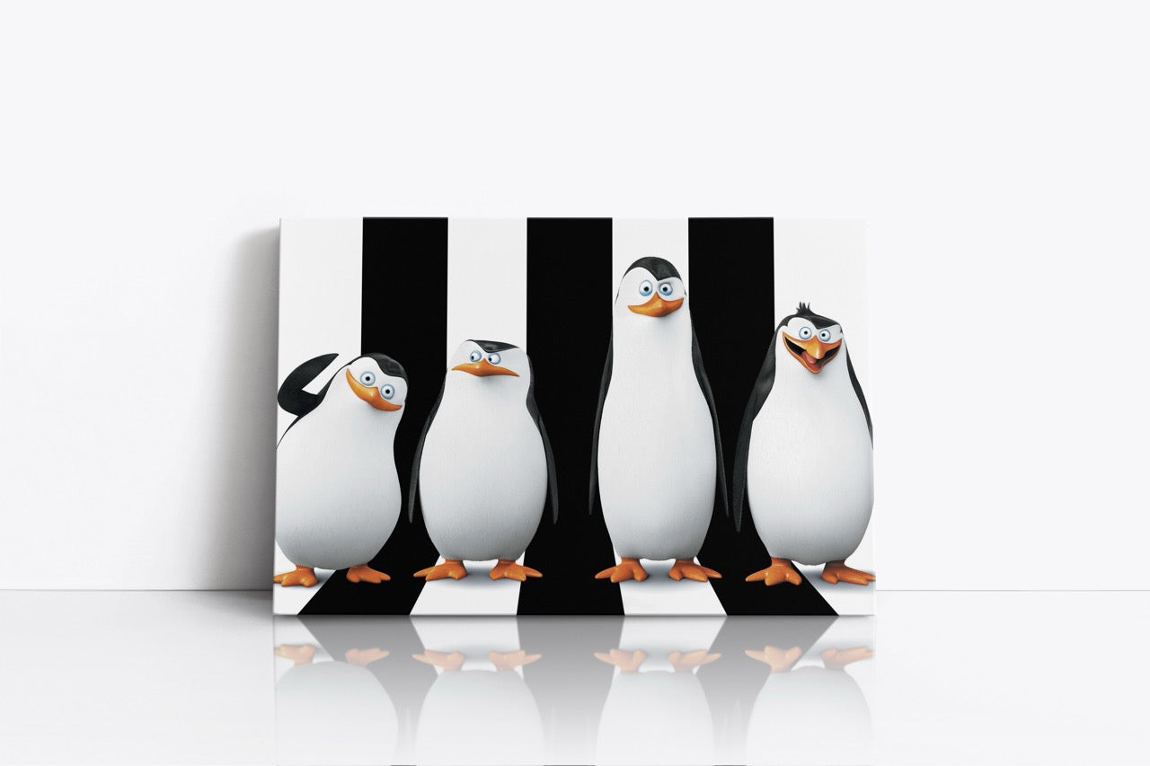 Tablou Canvas Pinguinii Din Madagascar