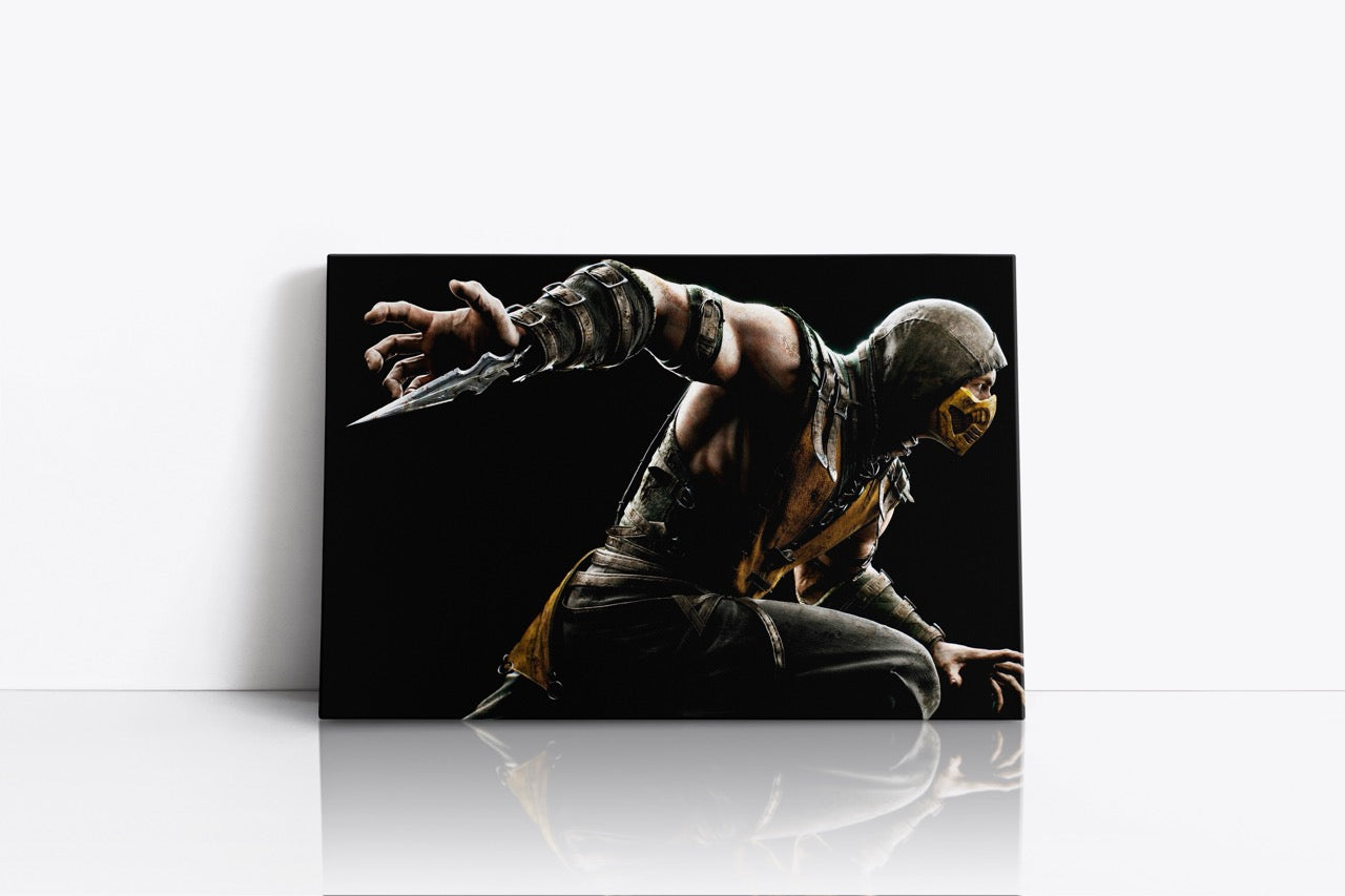 Tablou Canvas Scorpion În Acțiune