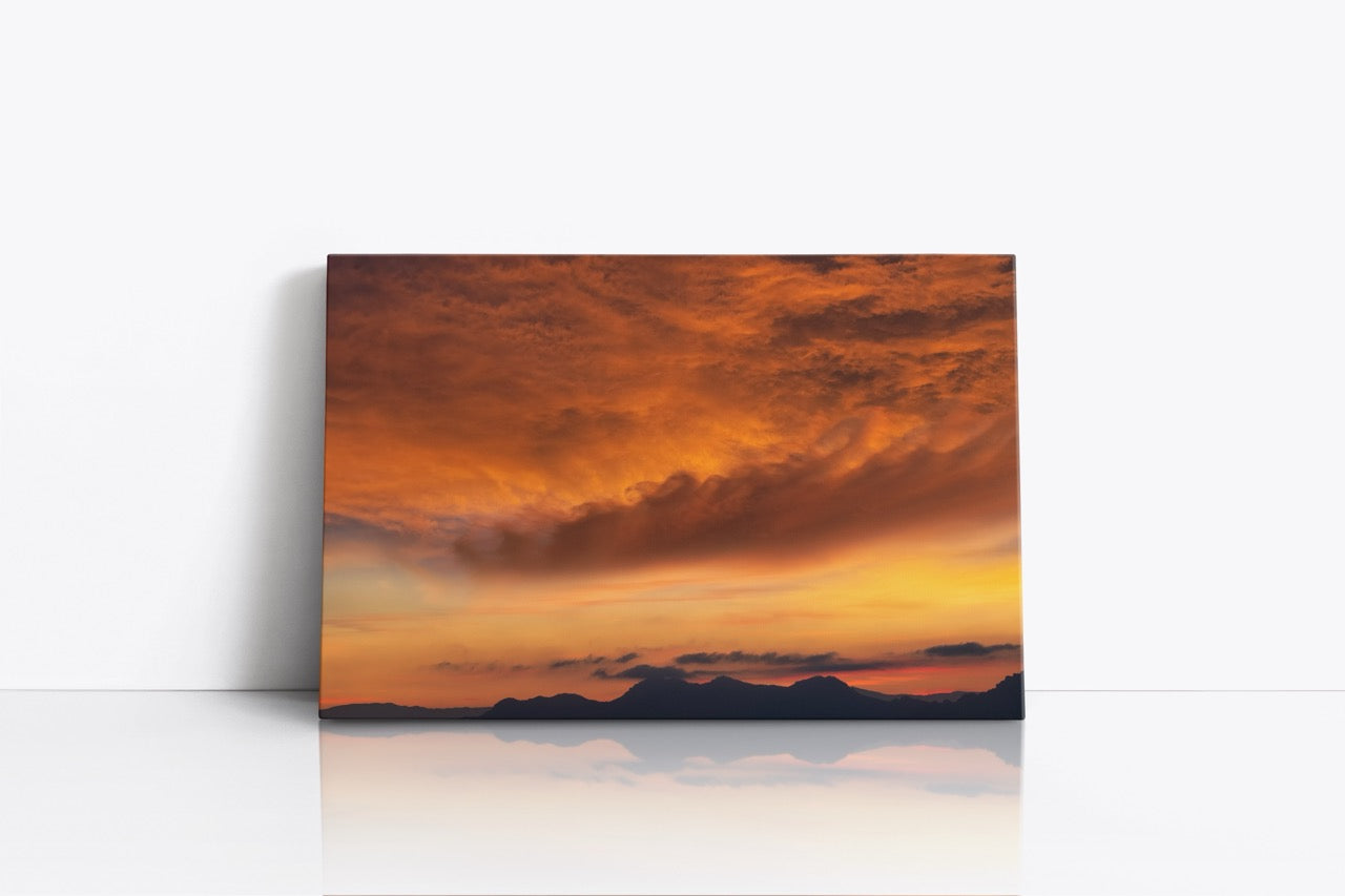 Tablou Canvas Orange Sky II