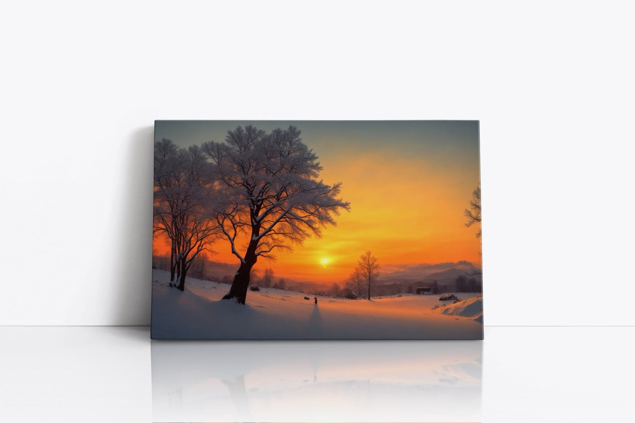 Tablou Canvas Orange Winter