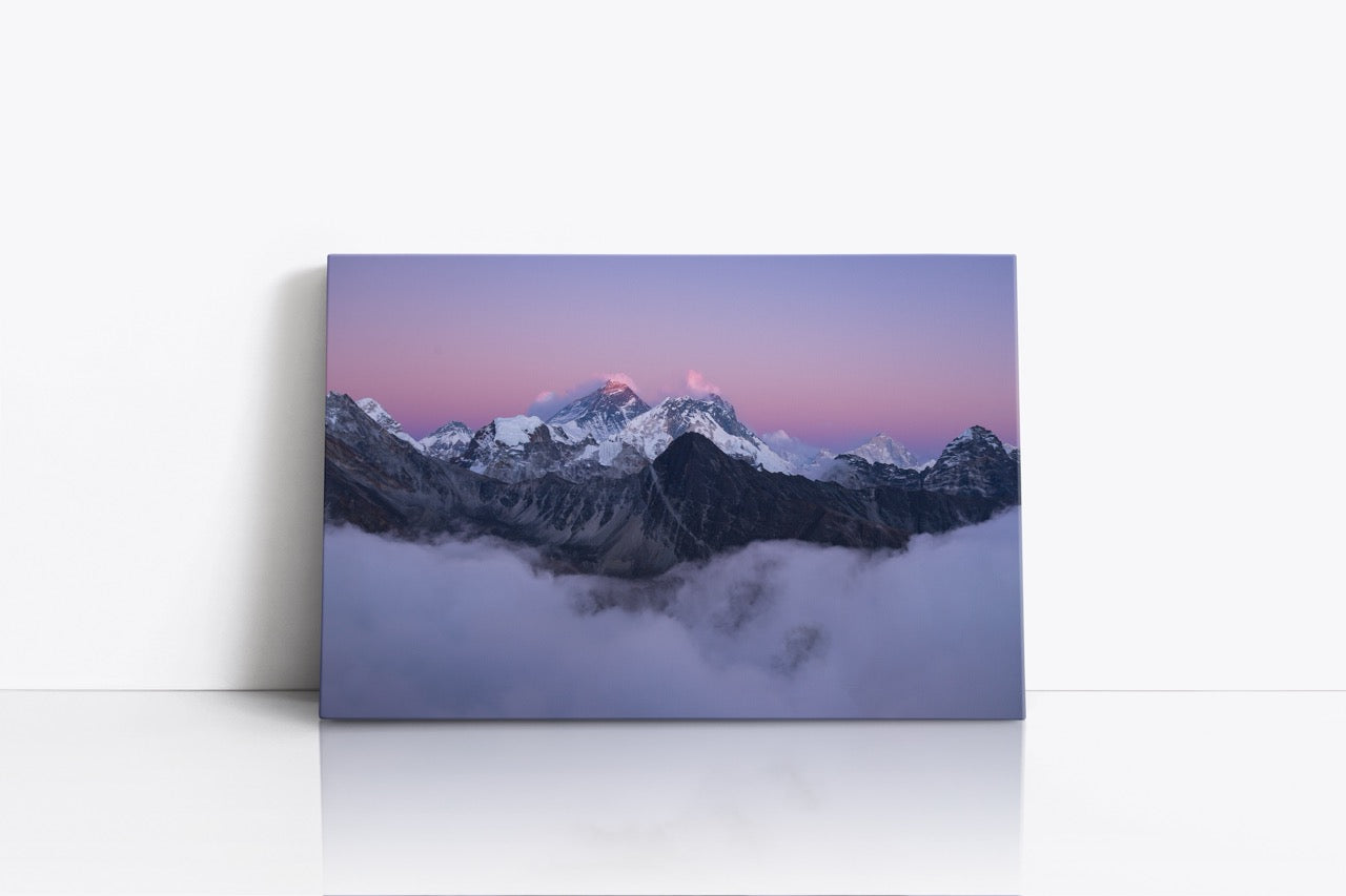 Tablou Canvas Apusul Peste Munții Alpi