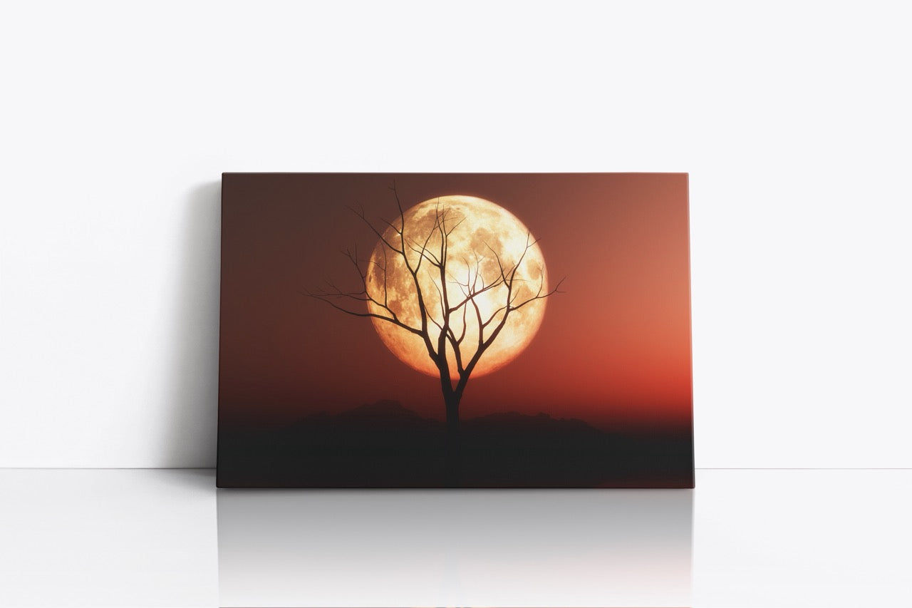 Tablou Canvas Red Moon