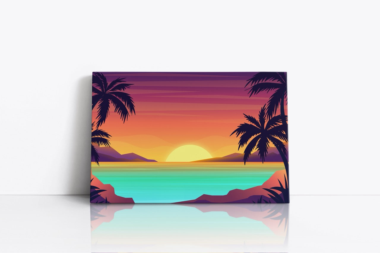 Tablou Canvas Sunrise Beach