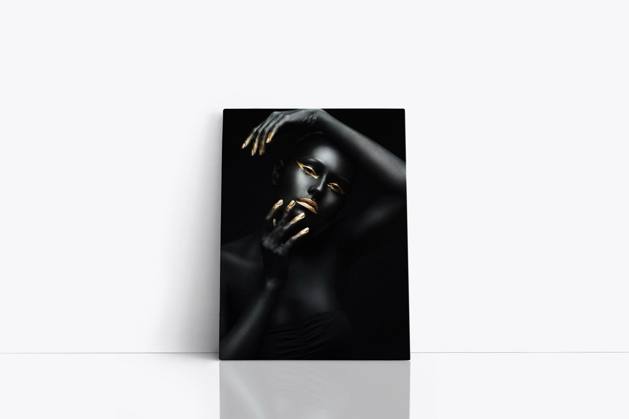 Tablou Canvas Gold Model