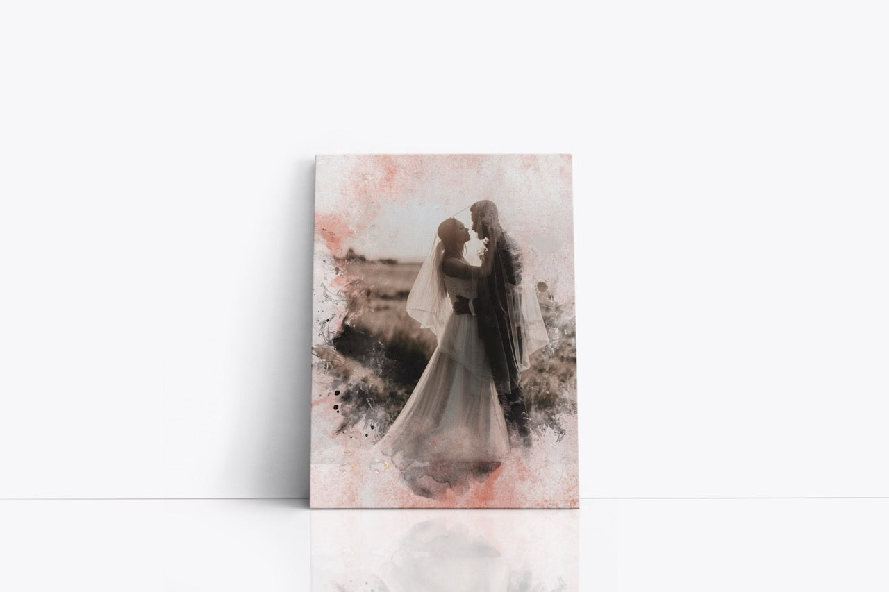 Tablou Personalizat Watercolor Portret