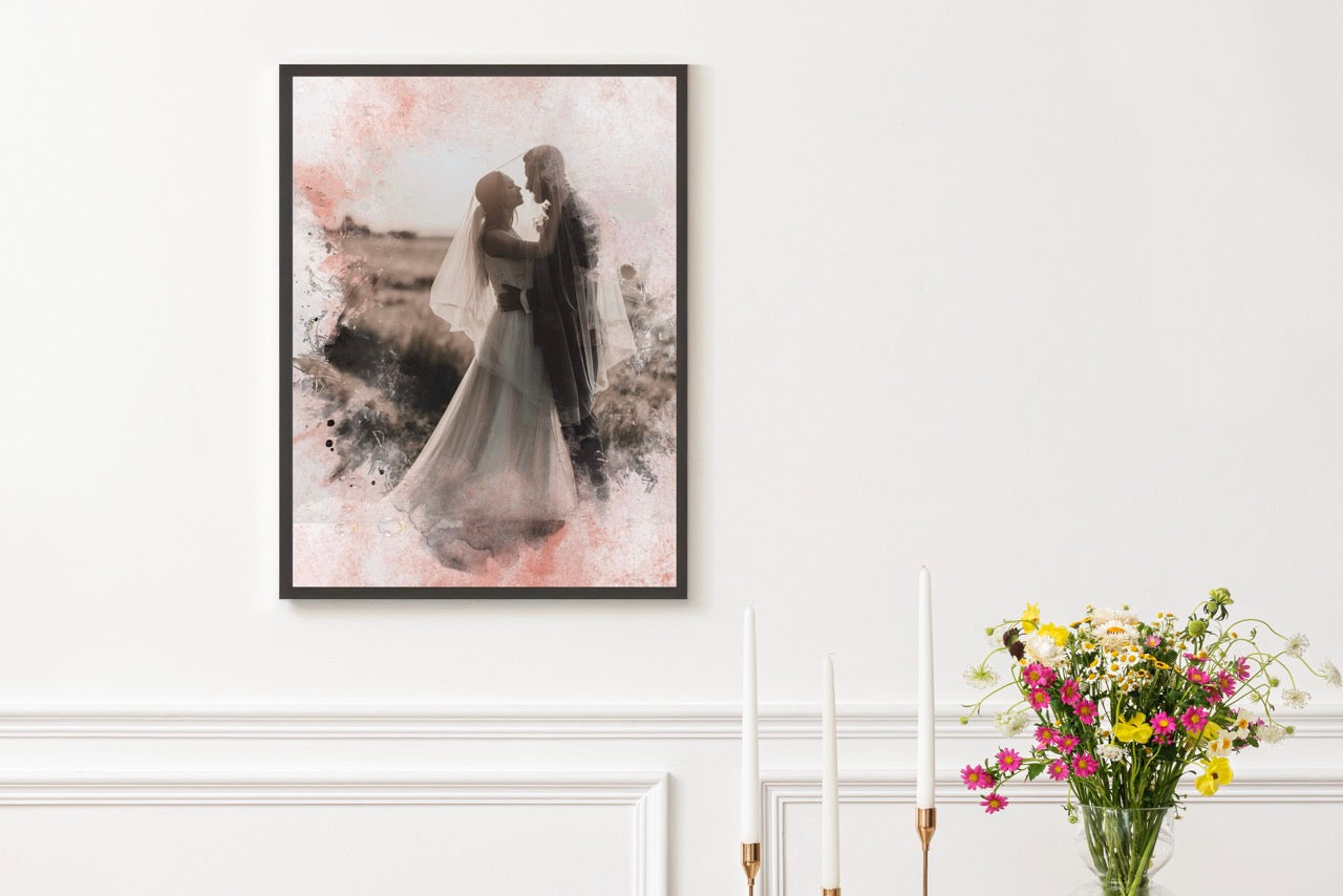 Tablou Personalizat Watercolor Portret