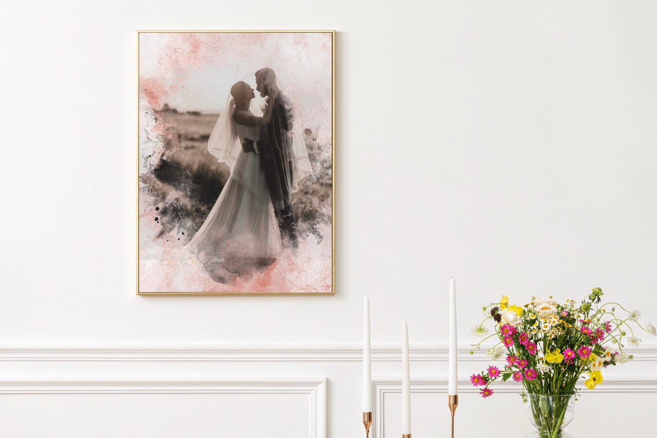 Tablou Personalizat Watercolor Portret