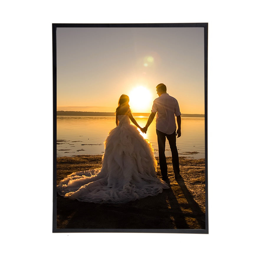 Rama Foto Alurea Satin Black Premium Metal