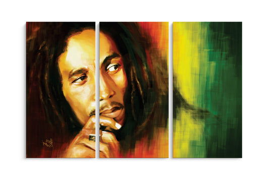 Tablou 3 Piese Bob Marley