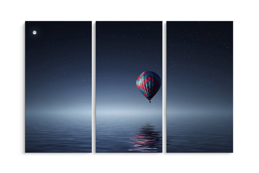 Tablou 3 Piese Balon Cu Aer