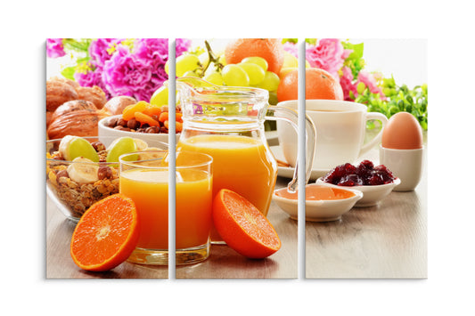 Tablou 3 Piese Breakfast