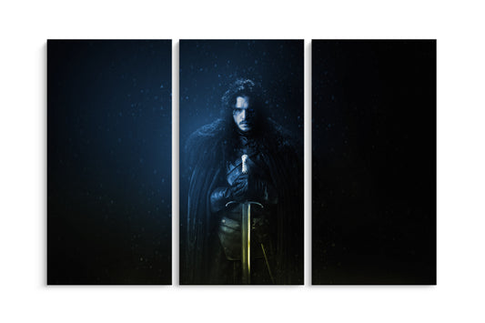 Tablou 3 Piese Jon Snow